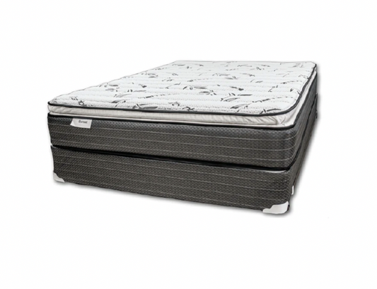 Sunset 12" Pillow-Top Black Bamboo King Mattress