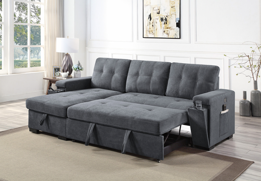 81395 Sleeper Sectional Sofa with Storage