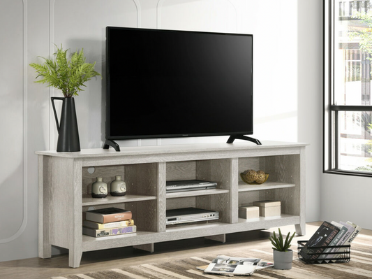 97006 Mueble TV Roble Gris Polvoriento 