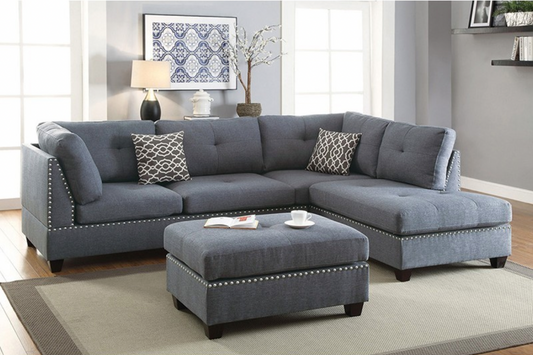 F6975 Vol1.P38-|3PCS SECTIONAL GREY