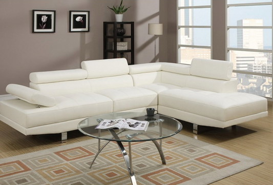 F7320 Vol1.P53-|2PCS SECTIONAL SOFA WHITE